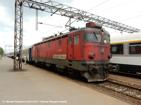 Eisenbahnstrecke Budapest Belgrad Beograd Ungarn Serbien Internationale Magistrale TEN Trans Europäische Netze