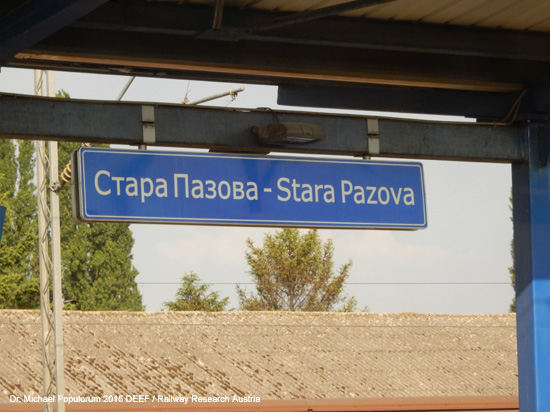 Eisenbahnstrecke Budapest Belgrad Beograd Ungarn Serbien Internationale Magistrale TEN Trans Europäische Netze