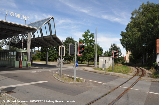Franz Josefs Bahn Gmünd Ceske Velenice Budweis Eisenbahn Österreich Tschechien