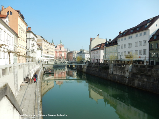 Laibach Ljubljana Innenstadt Foto