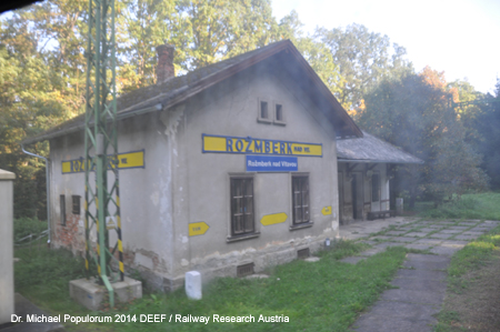 Rybnik-Lipno Eisenbahn Lokalbahn Zartlesdorf Hohenfurth Lippen Böhmen Tschechien