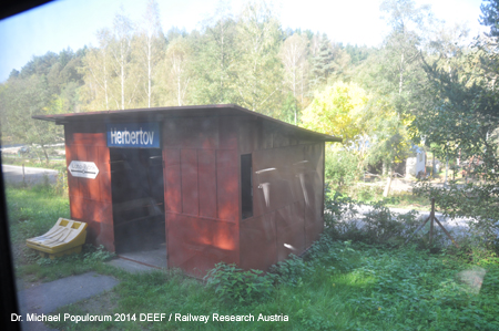 Rybnik-Lipno Eisenbahn Lokalbahn Zartlesdorf Hohenfurth Lippen Böhmen Tschechien