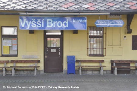 Rybnik-Lipno Eisenbahn Lokalbahn Zartlesdorf Hohenfurth Lippen Böhmen Tschechien