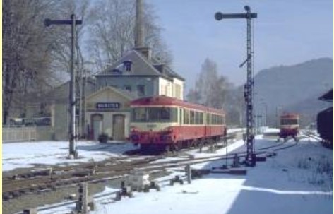 Eisenbahnstrecke Colmar Munster Metzeral Eisenbahn Frankreich Vogesen