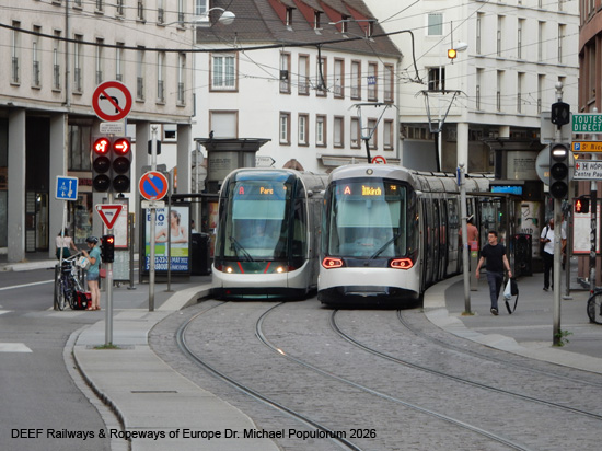 Straßenbahn Straßburg Tramway de Strasbourg Tram Elsass