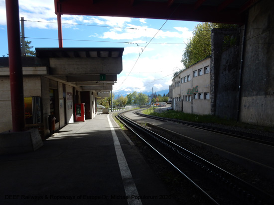 Aigle-Leysin Bahn Chemin de fer Aigle–Leysin Grand Hotel TPC Eisenbahn Schweiz Wadtland Vaud Zahnradbahn