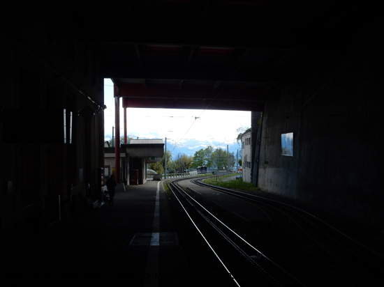 Aigle-Leysin Bahn Chemin de fer Aigle–Leysin Grand Hotel TPC Eisenbahn Schweiz Wadtland Vaud Zahnradbahn