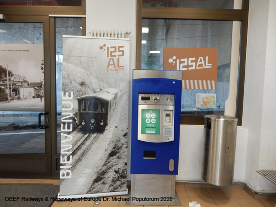 Aigle-Leysin Bahn Chemin de fer Aigle–Leysin Grand Hotel TPC Eisenbahn Schweiz Wadtland Vaud Zahnradbahn