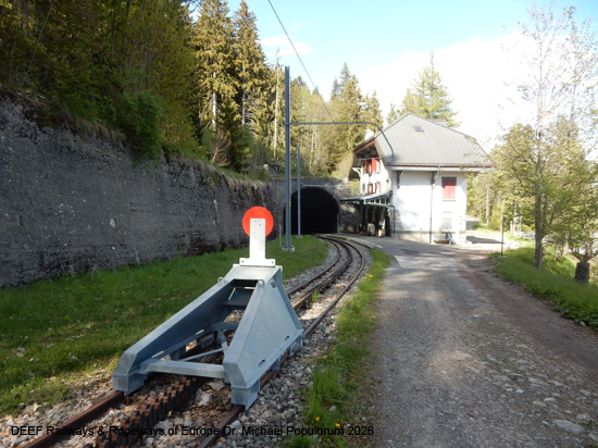 Aigle-Leysin Bahn Chemin de fer Aigle–Leysin Grand Hotel TPC Eisenbahn Schweiz Wadtland Vaud Zahnradbahn