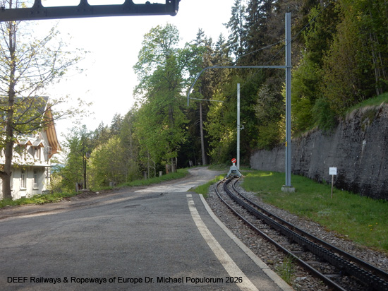 Aigle-Leysin Bahn Chemin de fer Aigle–Leysin Grand Hotel TPC Eisenbahn Schweiz Wadtland Vaud Zahnradbahn