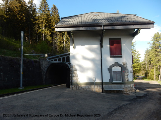 Aigle-Leysin Bahn Chemin de fer Aigle–Leysin Grand Hotel TPC Eisenbahn Schweiz Wadtland Vaud Zahnradbahn