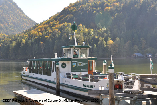 Solarschiff Altaussee Stern & Hafferl Salzkammergut Steiermark Schifffahrt Österreich