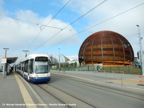 ÖPNV Genf Öffentlicher Personen Nahverkehr Genf Geneve Schweiz