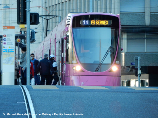 Straßenbahn Genf Tram de Geneve Schweiz Transports publics genevois