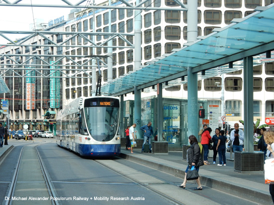 Straßenbahn Genf Tram de Geneve Schweiz Transports publics genevois