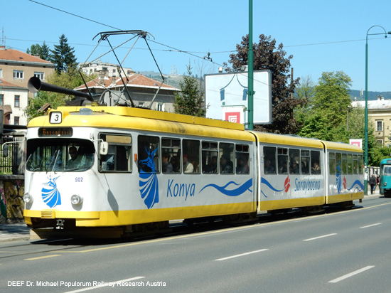 Straßenbahn Sarajevo Tram Bosnien