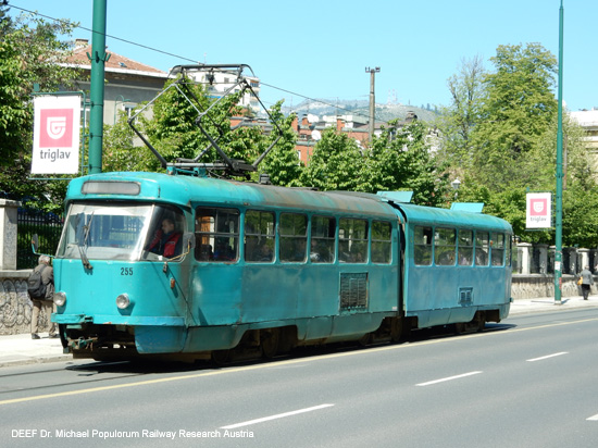 Straßenbahn Sarajevo Tram Bosnien