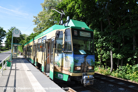 Straßenbahn Schöneiche-Rüdersdorf Tram Linie 88 Berlin Deutschland