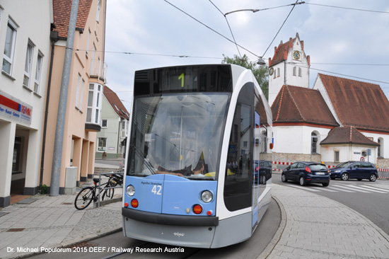 Straßenbahn Ulm Tram Baden-Württemberg Deutschland
