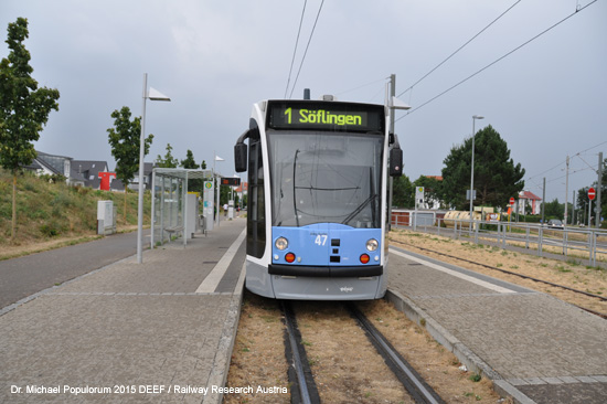 Straßenbahn Ulm Tram Baden-Württemberg Deutschland