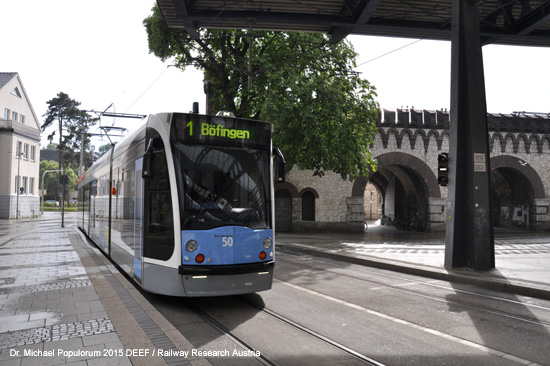 Straßenbahn Ulm Tram Baden-Württemberg Deutschland