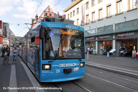 Straßenbahn Straba Würzburg Tram Bayern Deutschland