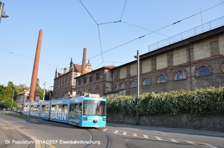 Straßenbahn Straba Würzburg Tram Bayern Deutschland