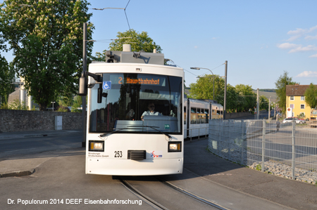 Straßenbahn Straba Würzburg Tram Bayern Deutschland
