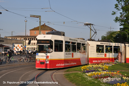 Straßenbahn Straba Würzburg Tram Bayern Deutschland