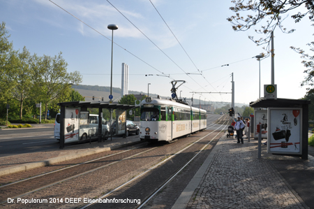 Straßenbahn Straba Würzburg Tram Bayern Deutschland