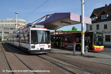 Straßenbahn Straba Würzburg Tram Bayern Deutschland