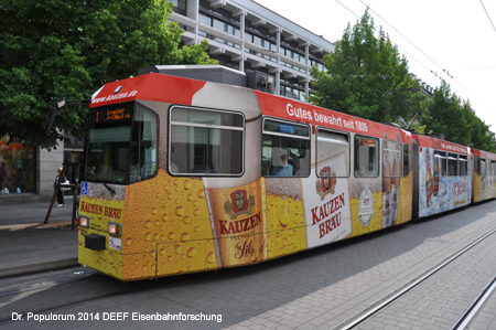 Straßenbahn Straba Würzburg Tram Bayern Deutschland