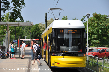 Strausberger Eisenbahn Kleinbahn Straßenbahn Tram Linie 89 Berlin Deutschland