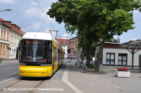 Strausberger Eisenbahn Kleinbahn Straßenbahn Tram Linie 89 Berlin Deutschland