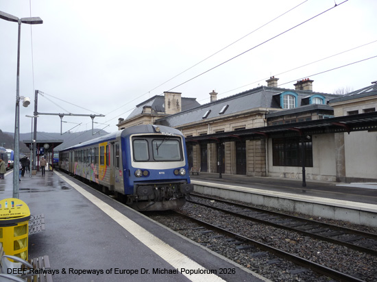 TER Bahnhof Saint-Dié-des-Vosges Frankreich
