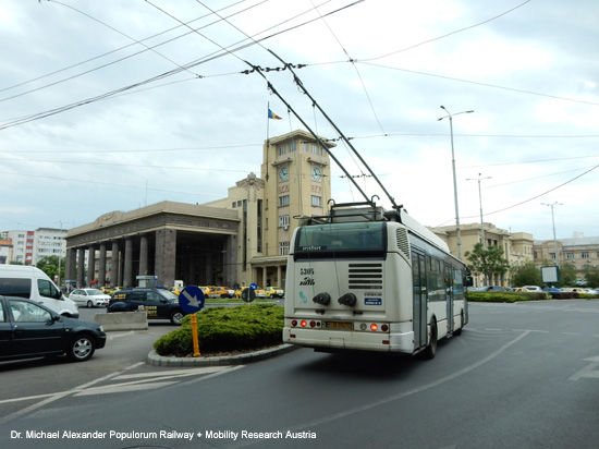 Trolleybus Bukarest Bucuresti Bucharest Oberleistungsbus Obus Rumänien