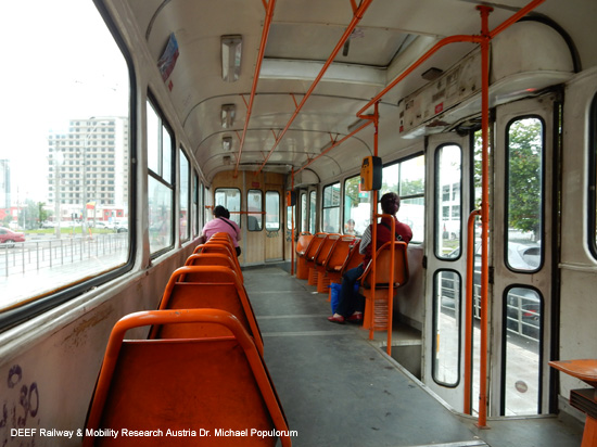 Straßenbahn Bukarest Tram Tramvai Bucuresti Rumänien ÖPNV