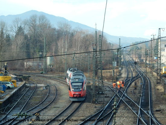 Bayerische Maximiliansbahn Eisenbahnstrecke Rosenheim Freilassing Salzburg Eisenbahn Bayern