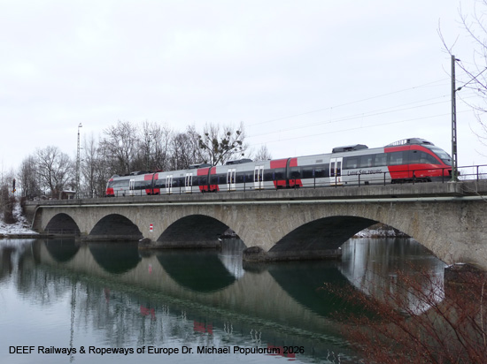 Bayerische Maximiliansbahn Eisenbahnstrecke Rosenheim Freilassing Salzburg Eisenbahn Bayern