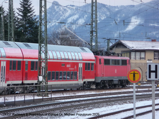 Bayerische Maximiliansbahn Eisenbahnstrecke Rosenheim Freilassing Salzburg Eisenbahn Bayern