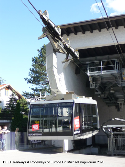 Nordkettenbahn Seegrube Seilbahn Gondel Innsbruck Hungerburg