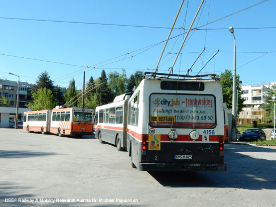 Obus Trolleybus Sarajevo Bosnien