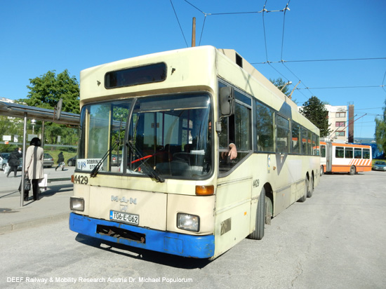 Obus Trolleybus Sarajevo Bosnien