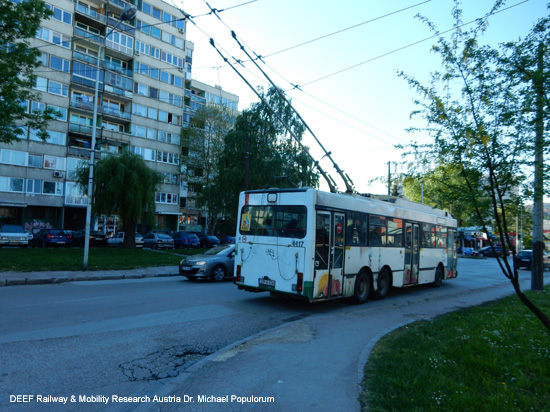Obus Trolleybus Sarajevo Bosnien