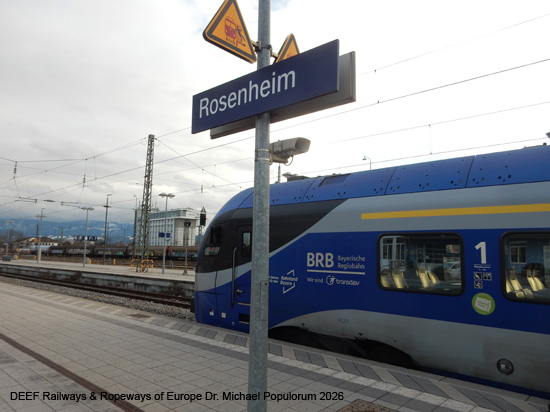Bayerische Maximiliansbahn Eisenbahnstrecke Rosenheim Freilassing Salzburg Eisenbahn Bayern