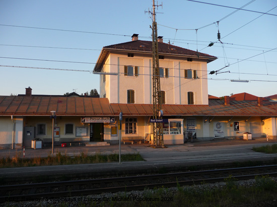 Bayerische Maximiliansbahn Eisenbahnstrecke Rosenheim Freilassing Salzburg Eisenbahn Bayern