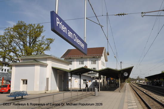 Bayerische Maximiliansbahn Eisenbahnstrecke Rosenheim Freilassing Salzburg Eisenbahn Bayern