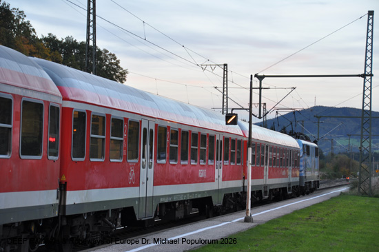 Bayerische Maximiliansbahn Eisenbahnstrecke Rosenheim Freilassing Salzburg Eisenbahn Bayern