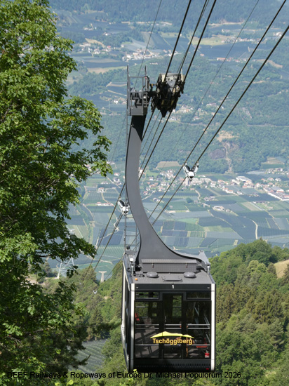 Seilbahn Burgstall-Vöran Funivia Postal-Verano