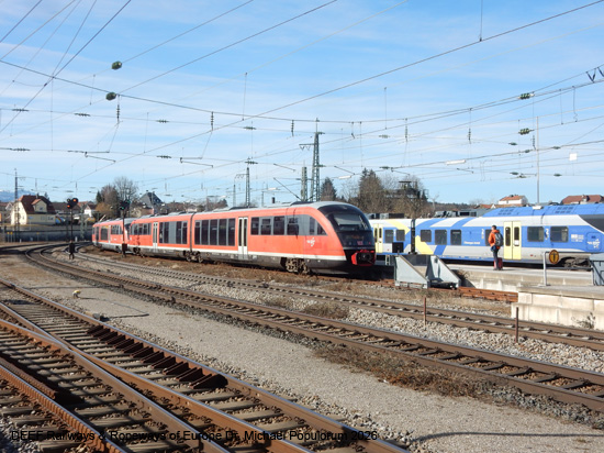 Bayerische Maximiliansbahn Eisenbahnstrecke Rosenheim Freilassing Salzburg Eisenbahn Bayern